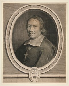 Jean de Maupeou, Chalons-sur-Saone püspök és gróf portréja alkotó: Robert Nanteuil
