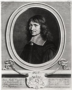 Nicolas Fouquet (1615-80) portréja 1662 (metszet) (f/w fotó) alkotó: Robert Nanteuil