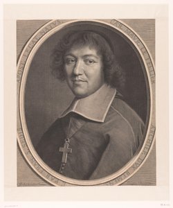 Charles-Maurice Le Tellier portréja Mert. Maur. Le Tellier (...) (cím a tárgyon)