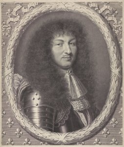 XIV. Lajos francia király portréja alkotó: Robert Nanteuil