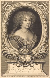 Marie-Jeanne-Baptiste, Savoyai hercegnő alkotó: Robert Nanteuil after Laurent Dufour