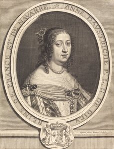Ausztriai Anna, Franciaország és Navarra királynője alkotó: Robert Nanteuil after Pierre Mignard I