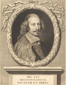 Jules Mazarin bíboros alkotó: Robert Nanteuil after Pierre Mignard I