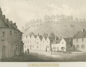 Kinver Town: szépia rajz, 1836