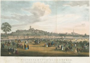 Wolverhampton – Versenypálya: színes litográfia és [c 1826] (nyomtatás)