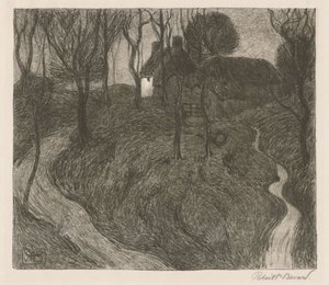 Egy magányos farm [Hawkridge] alkotó: Robert Polhill Bevan