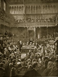 Gladstone bemutatja a Home-Rule Billt, 1893. február