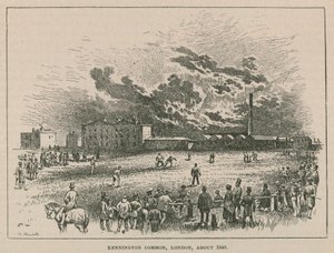 Kennington common, London, 1840 körül alkotó: Robert Randoll