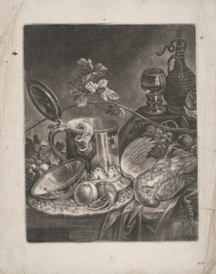 Csendélet Tankarddal és desszerttállal alkotó: Robert Robinson