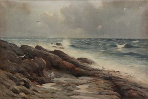 Rocky Coastline (olaj, vászon)