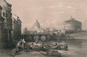 Róma, 1820-as évek. alkotó: Robert Sands