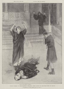 Julius Caesar, az Őfelsége Színházában, Marcus Antonius Caesar holtteste mellett