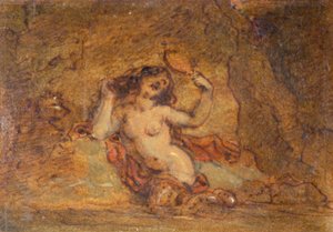 „Egy sellő”, 1772-1845 alkotó: Robert Smirke