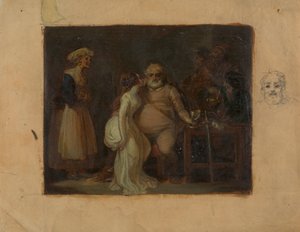 Falstaff a vadkan fejében alkotó: Robert Smirke
