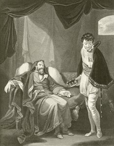 Henrik megdorgálja Henrik herceget alkotó: Robert Smirke