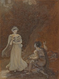 Lysander felébred, hogy lássa Helenát alkotó: Robert Smirke