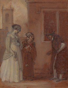 William Page mester és Sir Hugh Evans alkotó: Robert Smirke
