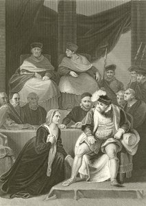 Henrik házasságának tárgyalása VIII alkotó: Robert Smirke