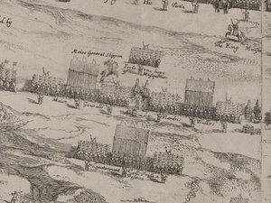 Őfelségei Ló- és Lábseregeinek leírása, és Sir Thomas Fairefax; 1645 júniusának tizennegyedik napja alkotó: Robert Streater or Streeter