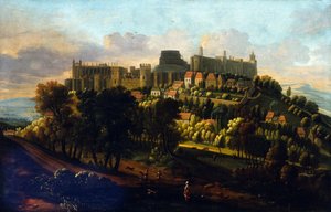 Windsori kastély, 1670 körül (olaj, vászon) alkotó: Robert Streater or Streeter