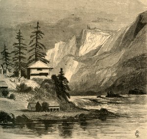 "Middle Block-house, Cascades", 1872.