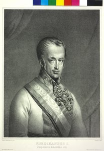 I. Ferdinánd osztrák császár alkotó: Robert Theer