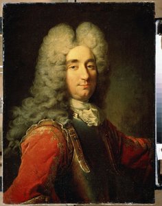 Portré egy férfi (Portré egy férfi). Robert Tournieres (1667-1752) festménye. Olaj, vászon, mérete: 75 x 55 cm