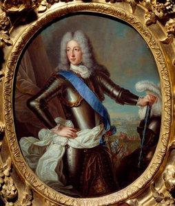 II. Bourbon Lajos, Conde hercege (Bourbon-Conde) (Grand Conde) (1621-1686) portréja, korábban Berwick Marechaljaként ismert Robert Levrac Tournieres (1667-1752) festménye 17. század V. 0,38x0,31 m Rennes, Musee des Beaux Arts