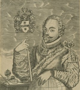 Sir Francis Drake portréja, 1628.