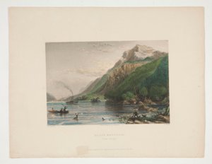 Black Mountain (Lake George), illusztráció Nathaniel Parker Willis számára