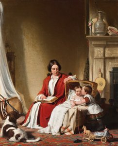 Mrs. Bradford Ripley Alden és gyermekei alkotó: Robert Walter Weir