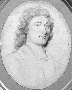 Férfi portré (ceruza, pergamen) alkotó: Robert White