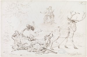 Väinämöinen és a Pohjola lánya alkotó: Robert Wilhelm Ekman