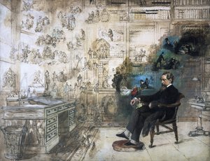 Dickens és szereplői posztumusz portréja; Dickens álom, 1875
