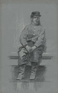 The Cadet, 1895 körül (grafit szürke táblán)