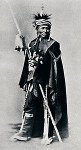 Egy bátor Algonquin, 1912 alkotó: Robert Wilson Shufeldt