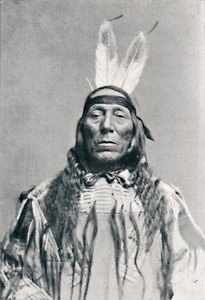Egy sziú indián teljes arcképe, 1912