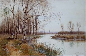 A Colne folyón alkotó: Robert Winchester Fraser