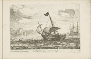 Dogger of dogboot Een Dogh-boot groot about 8 Last / Dogh-Boot de 8 Tonneaux (cím az objektumon) Különféle hajók nem találhatók se sert dans les Provinces Unies / Különféle holland hajók ikonjai, amelyeket főleg a régió belső vizein használnak