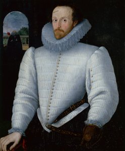 Sir Walter Raleigh portréja (olaj)