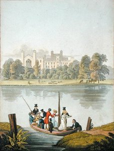 Eton College és Ferry over the Thames, a „The Naturama, or, Nature