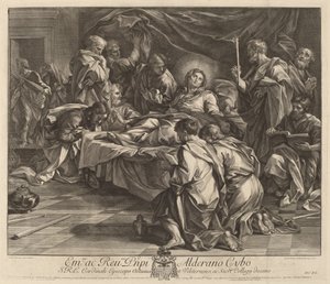 A Szűz halála alkotó: Robert van Audenaerd after Carlo Maratta