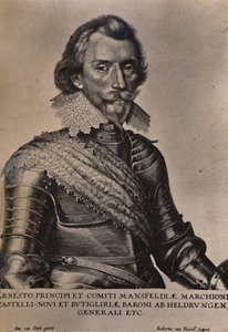 Ernst von Mansfeld gróf, a harmincéves háború német tábornoka, 1894. XVII. század