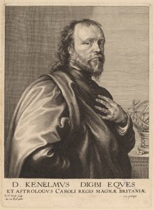 Sir Kenelm Digby alkotó: Robert van Voerst after Sir Anthony