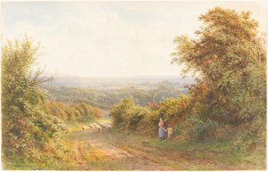 Squirrel Lane, Magham Down közelében, Sussexben alkotó: Roberto Angelo Kittermaster Marshall
