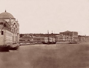 Dolmabahçe palota és mecset alkotó: Robertson and Beato