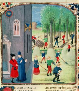 Ms. Lat 1173 Szénakészítés és favágás, Charles d