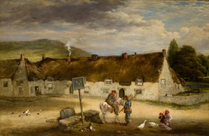 The Three Half Moons, Rothbury, 1887