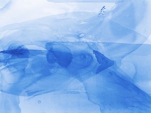 Nyugodt kék absztrakt alkotó: RodMacIver