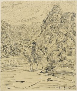 Csata a hegyekben alkotó: Rodolphe Bresdin